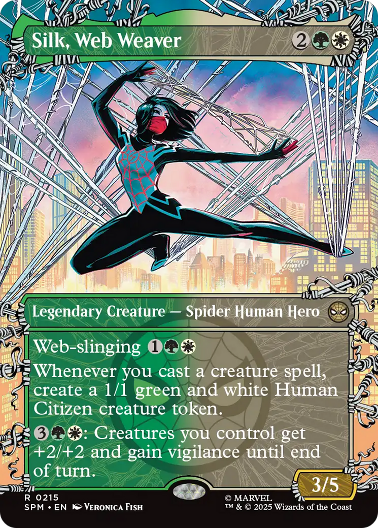 Silk, Web Weaver (Borderless) [Marvel's Spider-Man] | Game Grid - Logan