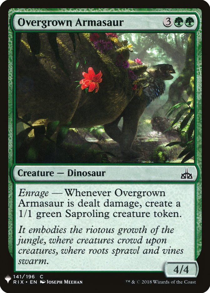 Overgrown Armasaur [Mystery Booster] | Game Grid - Logan