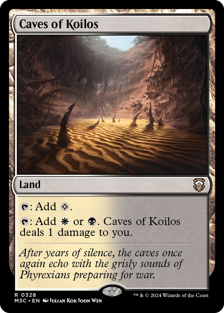 Caves of Koilos (Ripple Foil) [Modern Horizons 3 Commander] | Game Grid - Logan