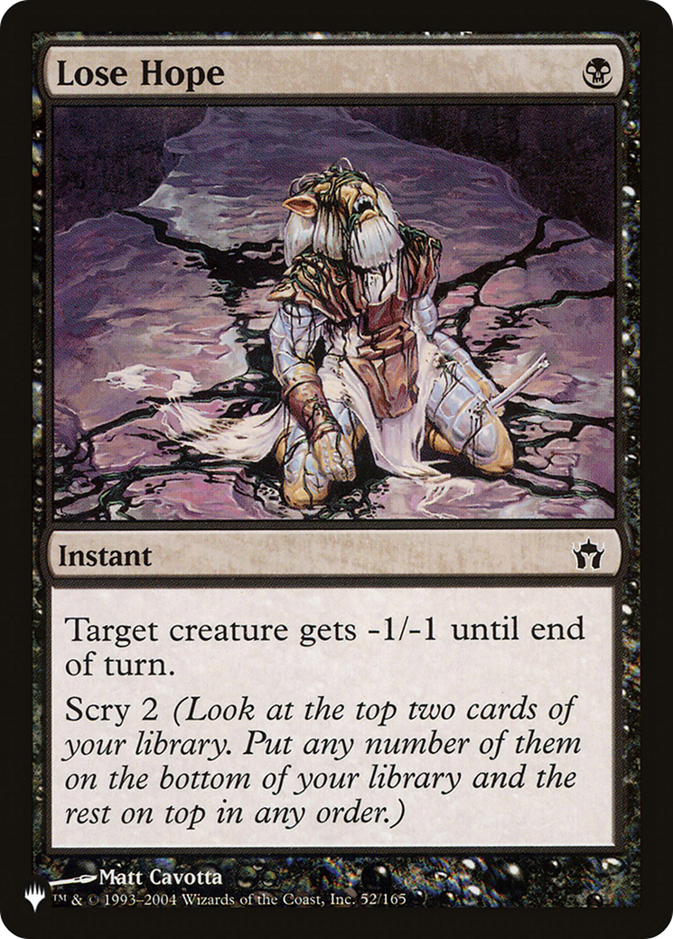 Lose Hope [The List] | Game Grid - Logan