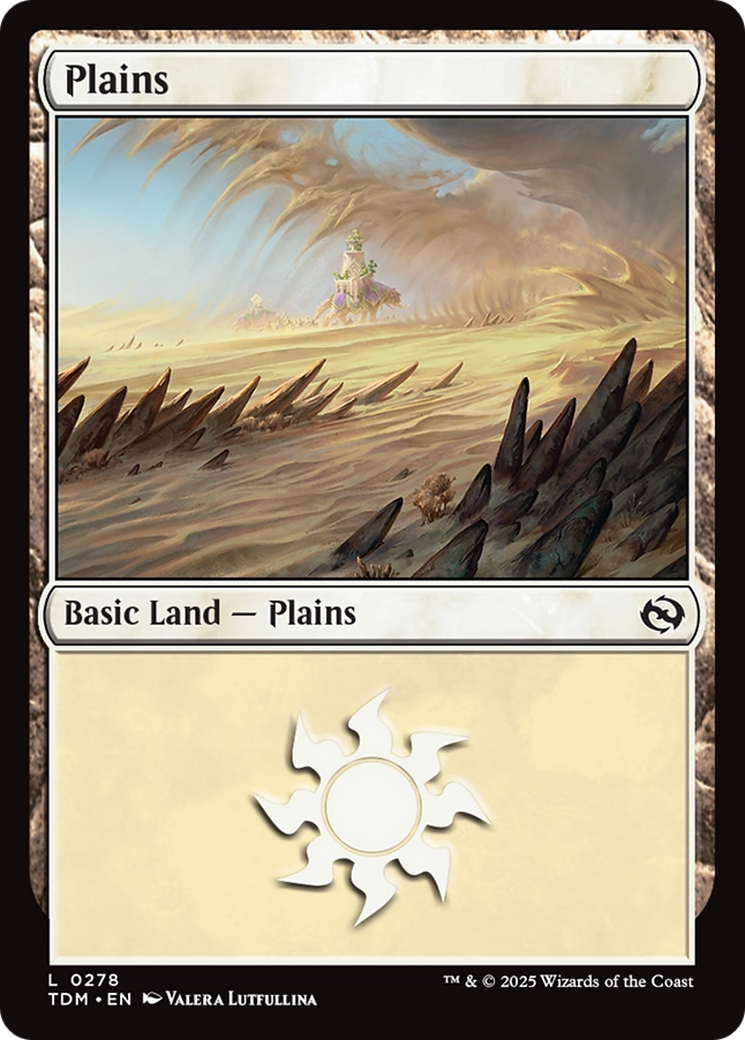 Plains (0278) [Tarkir: Dragonstorm] | Game Grid - Logan