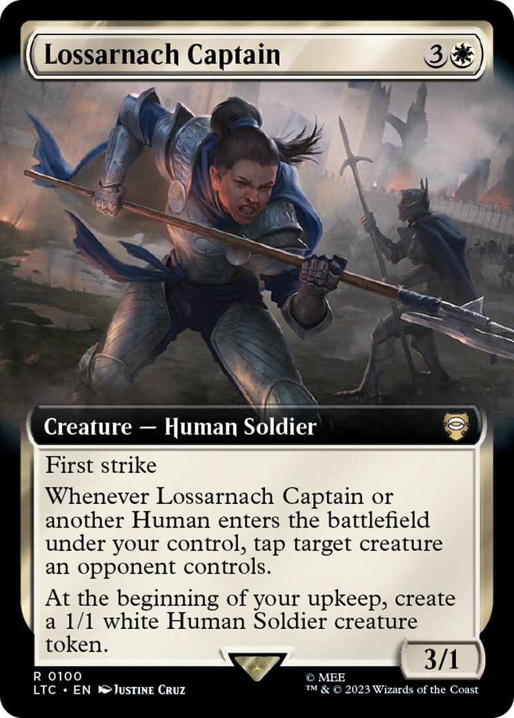 Lossarnach Captain (Extended Art) [The Lord of the Rings: Tales of Middle-Earth Commander] | Game Grid - Logan