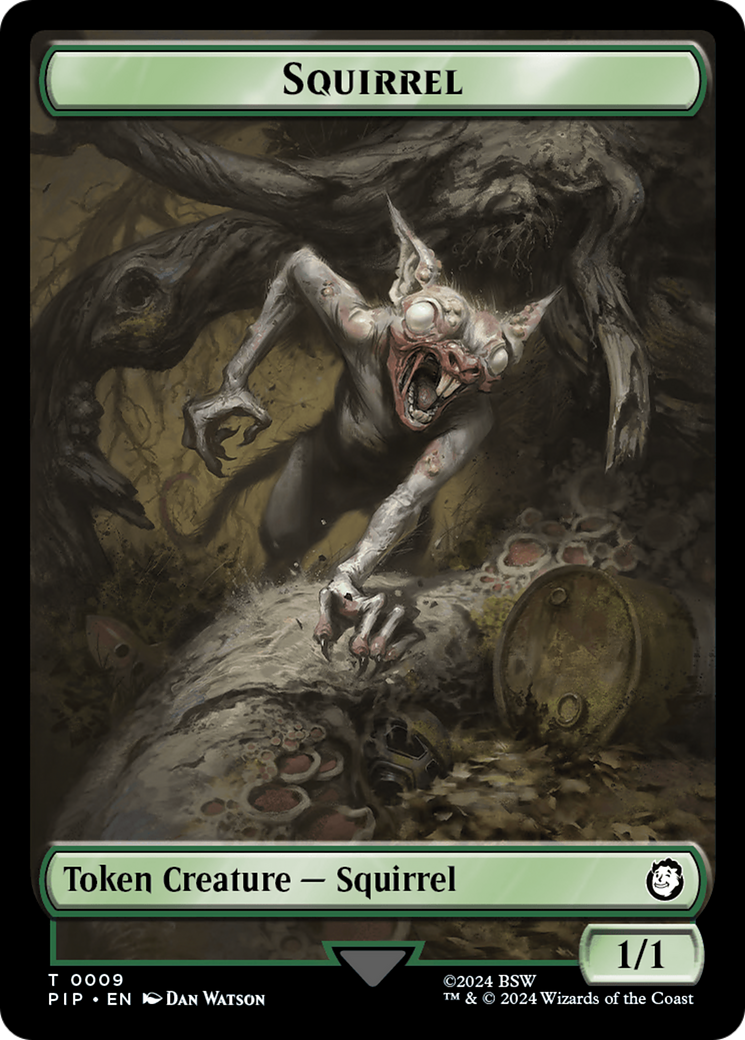 Food (013) // Squirrel Double-Sided Token [Fallout Tokens] | Game Grid - Logan