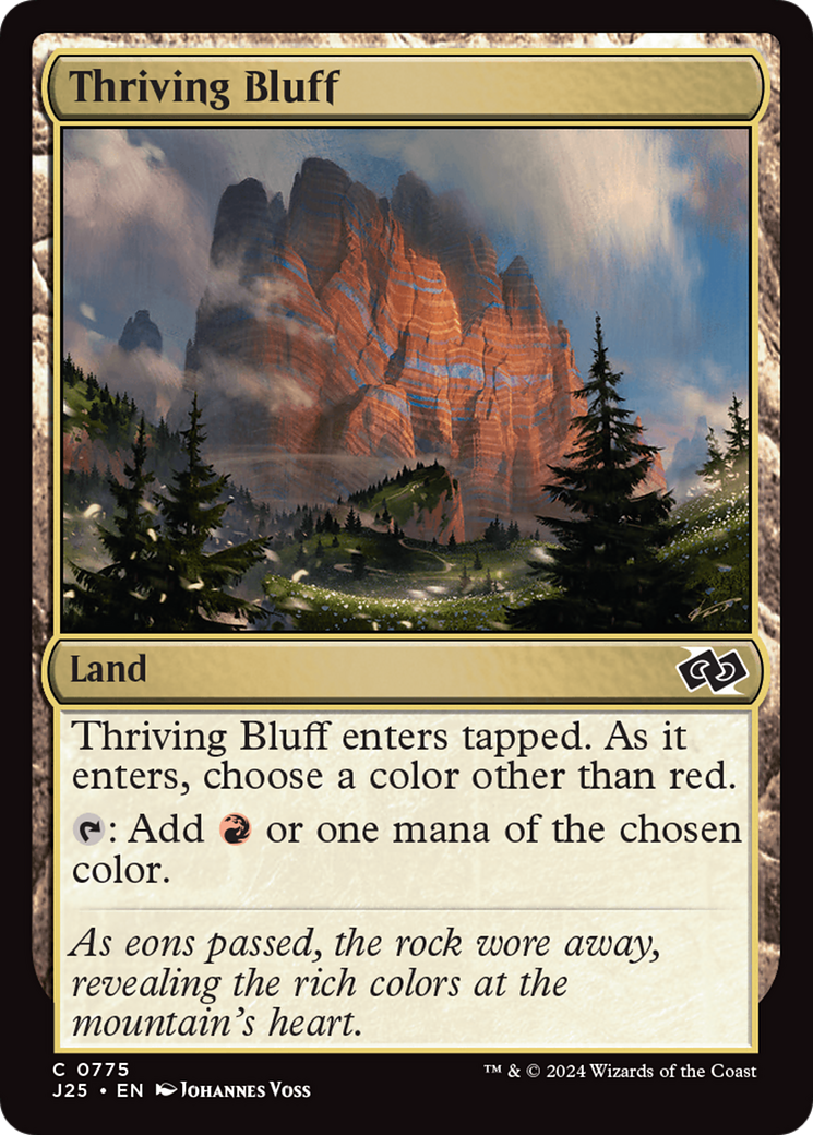Thriving Bluff [Foundations Jumpstart] | Game Grid - Logan