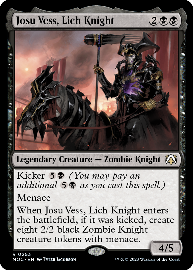 Josu Vess, Lich Knight [March of the Machine Commander] | Game Grid - Logan
