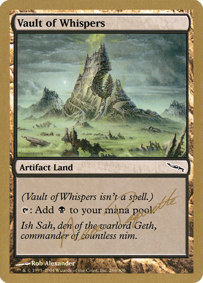 Vault of Whispers (Aeo Paquette) [World Championship Decks 2004] | Game Grid - Logan