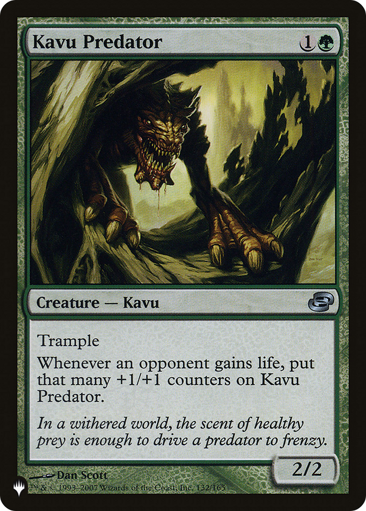 Kavu Predator [The List Reprints] | Game Grid - Logan