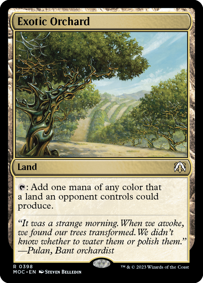 Exotic Orchard [March of the Machine Commander] | Game Grid - Logan