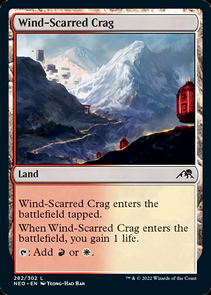 Wind-Scarred Crag [Kamigawa: Neon Dynasty] | Game Grid - Logan