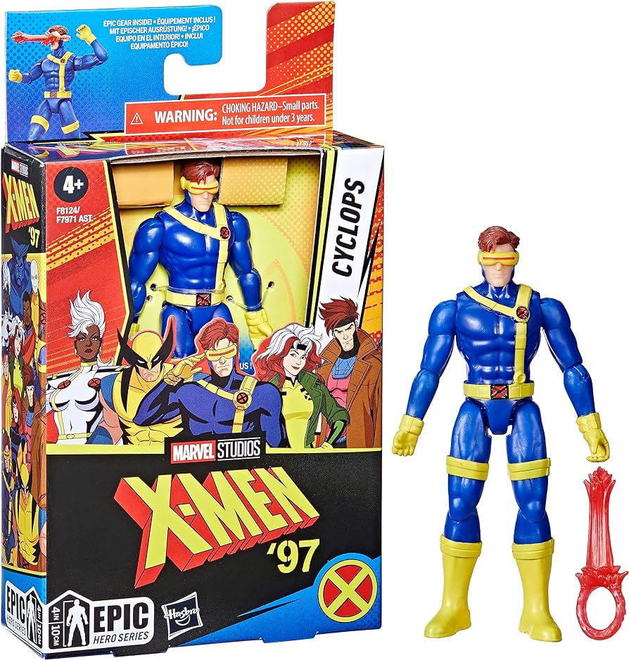 X-Men: 97 Legends 4" Figure: Cyclops | Game Grid - Logan