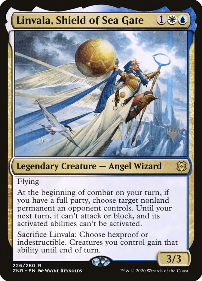 Linvala, Shield of Sea Gate (Promo Pack) [Zendikar Rising Promos] | Game Grid - Logan