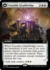 Unstable Glyphbridge // Sandswirl Wanderglyph (Extended Art) [The Lost Caverns of Ixalan] | Game Grid - Logan