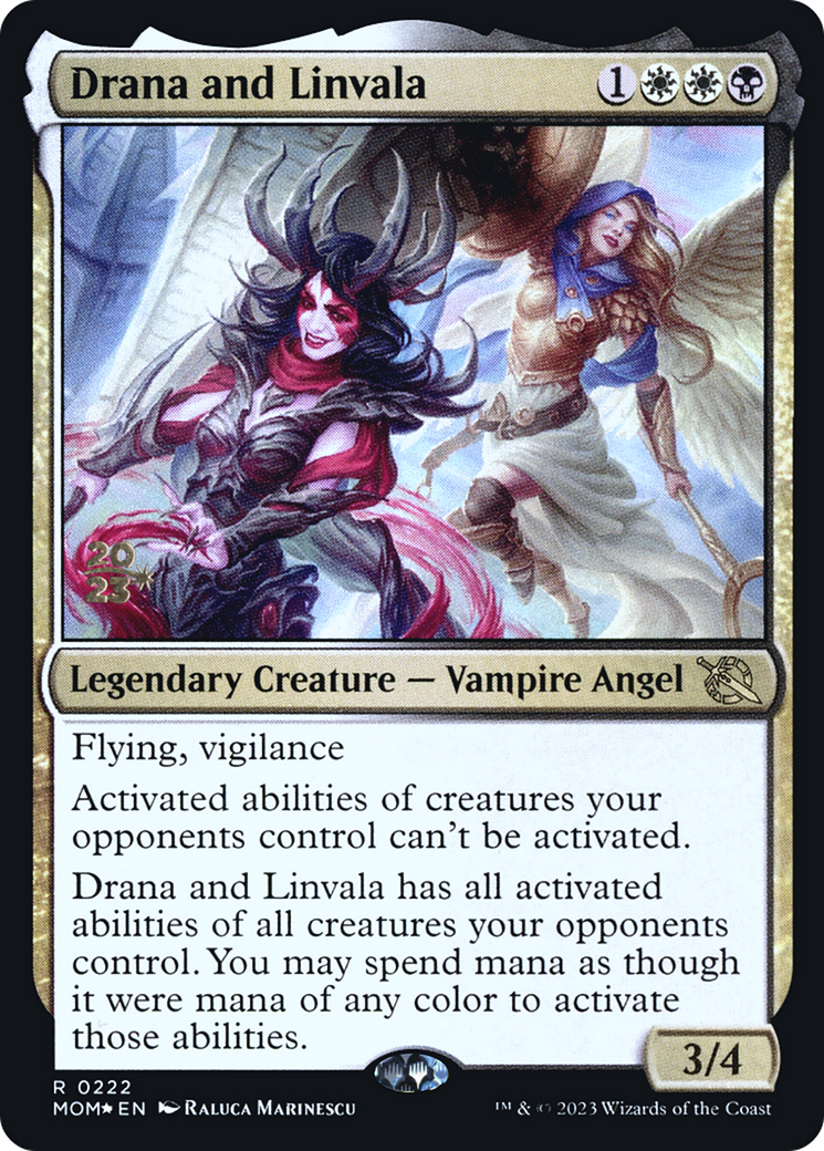 Drana and Linvala [March of the Machine Prerelease Promos] | Game Grid - Logan