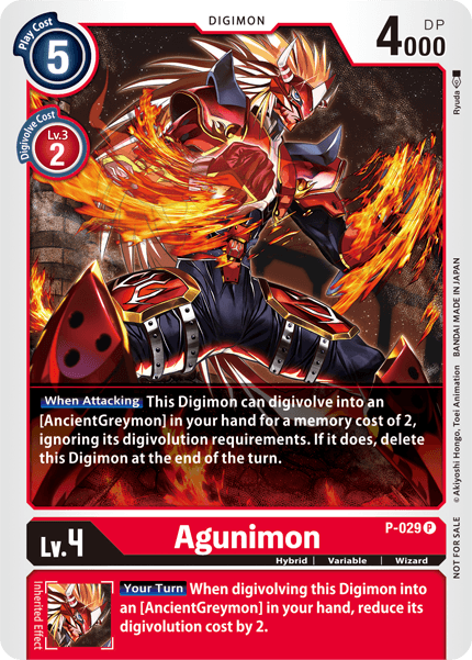 Agunimon [P-029] [Revision Pack Cards] | Game Grid - Logan