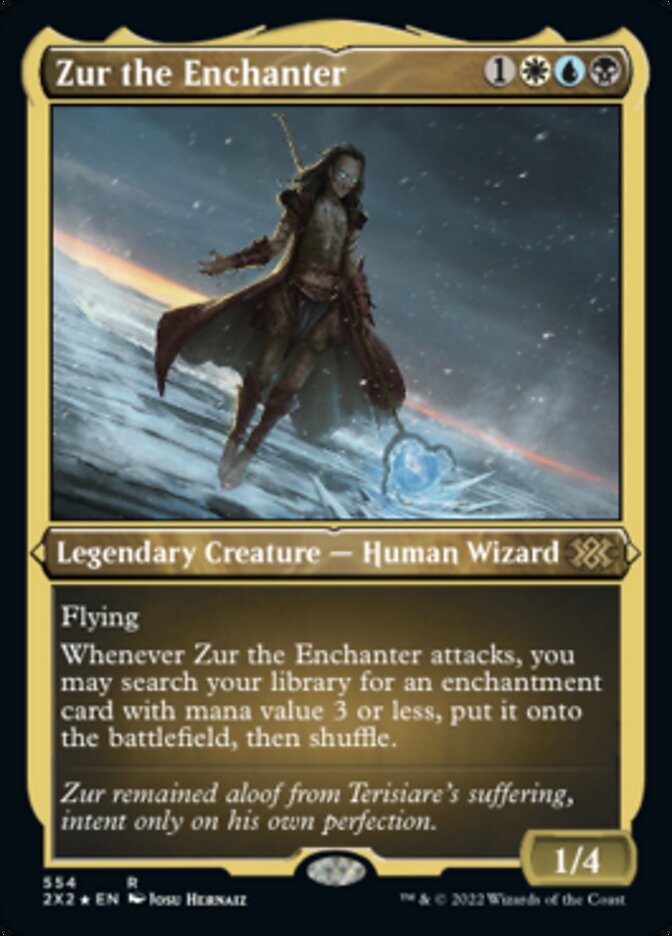 Zur the Enchanter (Foil Etched) [Double Masters 2022] | Game Grid - Logan