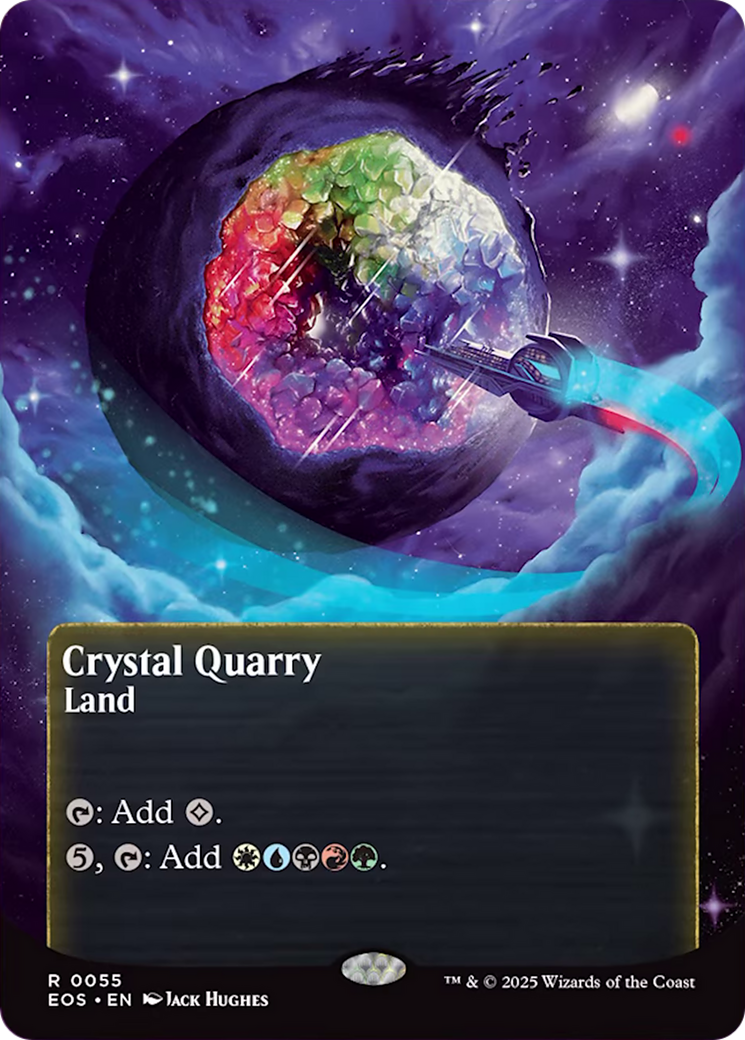 Crystal Quarry (0055) (Borderless) [Edge of Eternities: Stellar Sights] | Game Grid - Logan