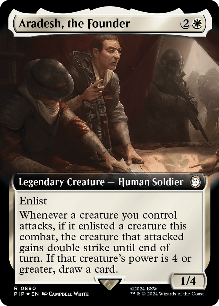 Aradesh, the Founder (Extended Art) (Surge Foil) [Fallout] | Game Grid - Logan