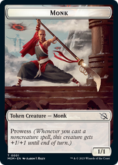 Monk // Kraken Double-Sided Token [March of the Machine Tokens] | Game Grid - Logan