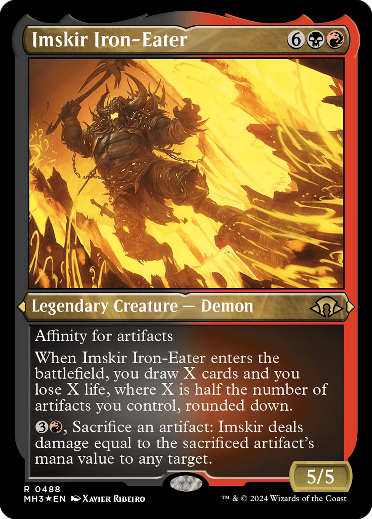 Imskir Iron-Eater (Foil Etched) [Modern Horizons 3] | Game Grid - Logan