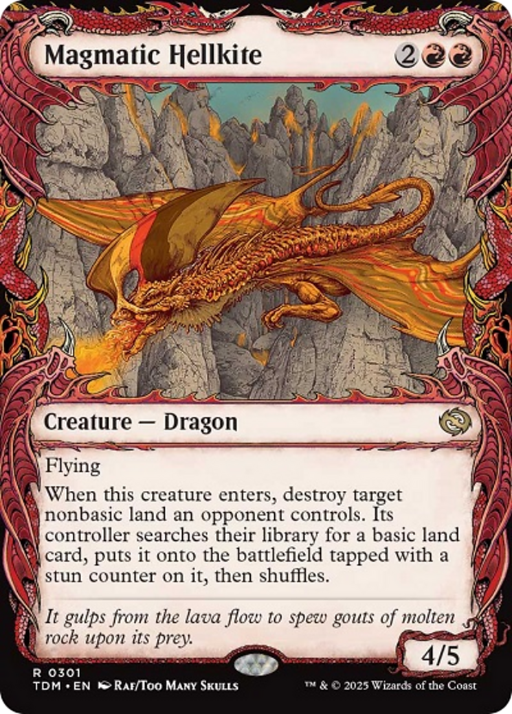 Magmatic Hellkite (Showcase) [Tarkir: Dragonstorm] | Game Grid - Logan
