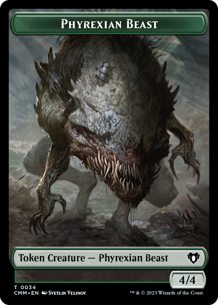 Phyrexian Beast Token [Commander Masters Tokens] | Game Grid - Logan