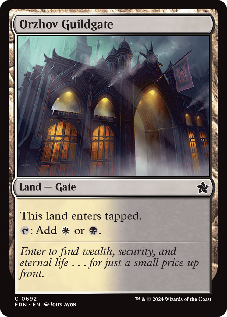 Orzhov Guildgate [Foundations] | Game Grid - Logan