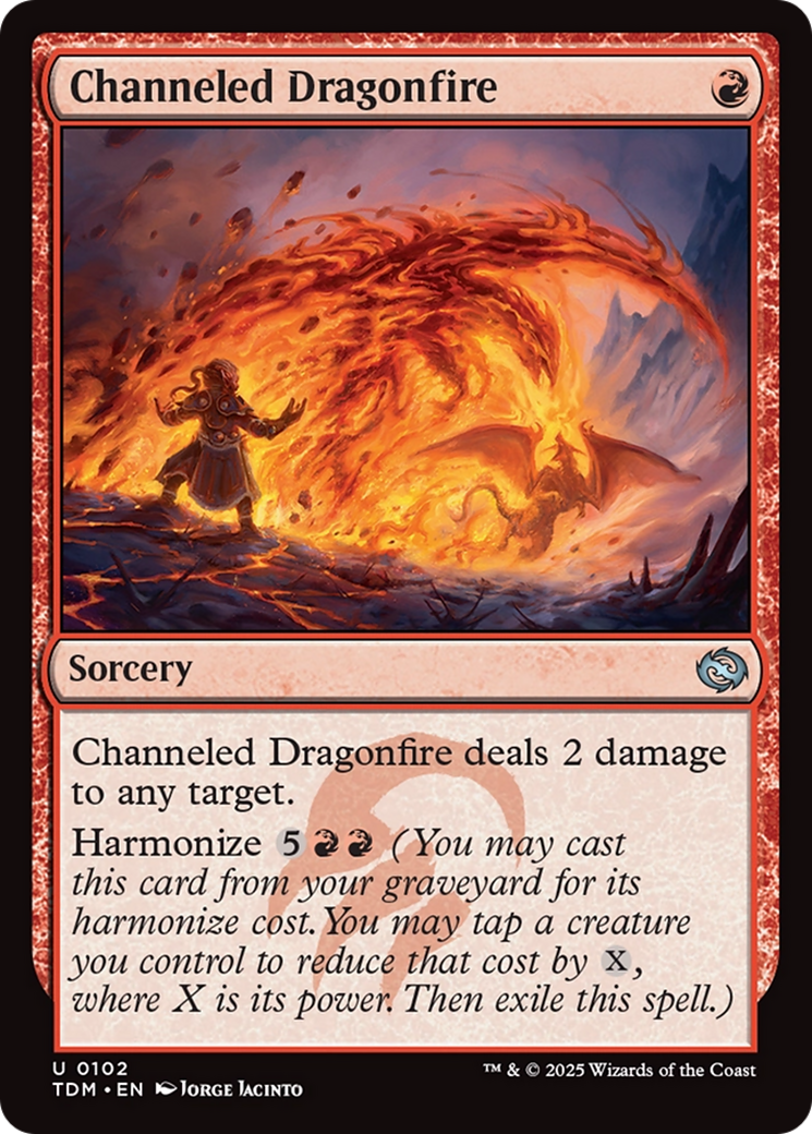 Channeled Dragonfire [Tarkir: Dragonstorm] | Game Grid - Logan