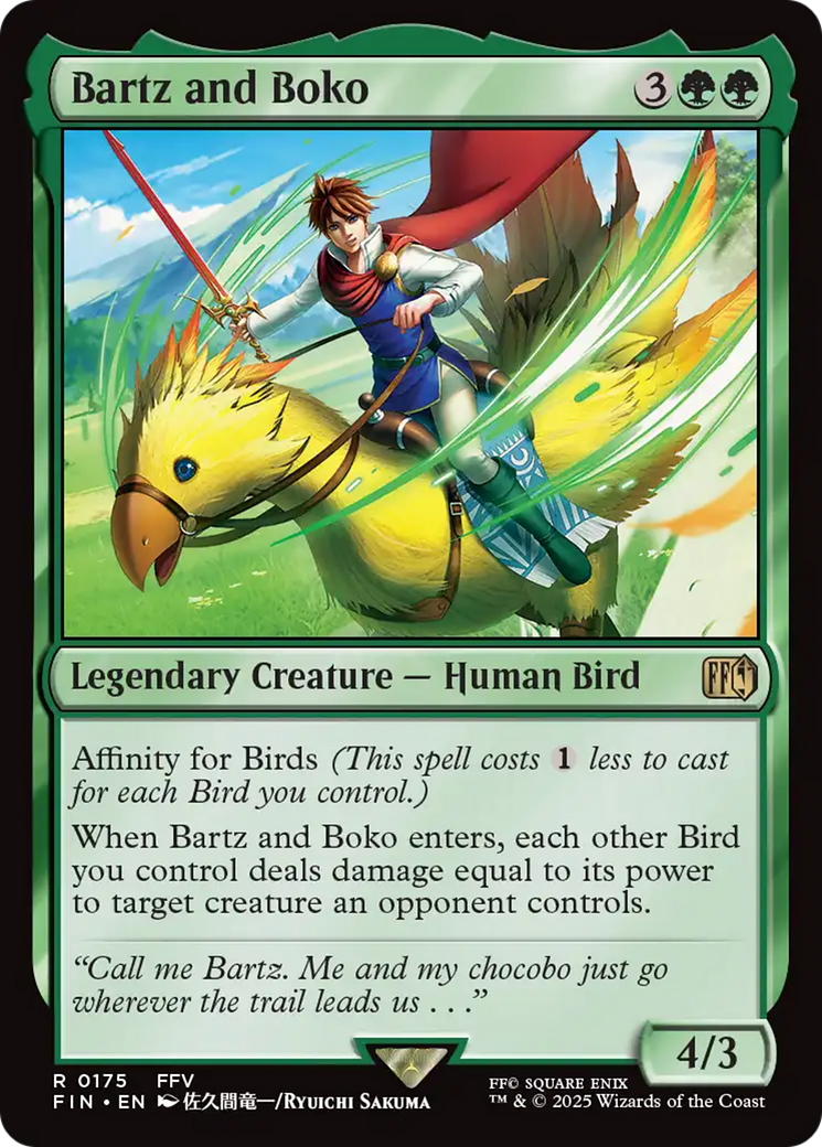 Bartz and Boko [FINAL FANTASY] | Game Grid - Logan