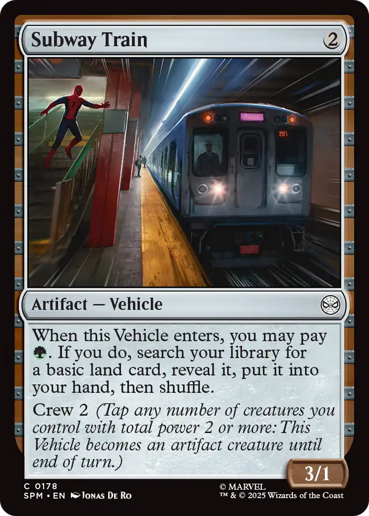 Subway Train [Marvel's Spider-Man] | Game Grid - Logan