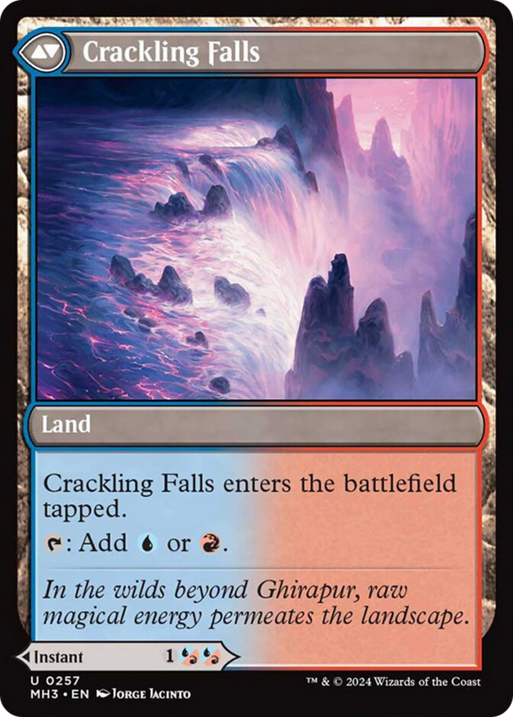 Rush of Inspiration // Crackling Falls [Modern Horizons 3] | Game Grid - Logan