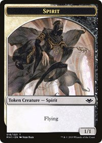 Spirit // Golem Double-Sided Token [Modern Horizons Tokens] | Game Grid - Logan