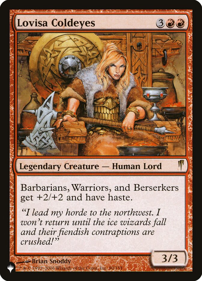 Lovisa Coldeyes [The List] | Game Grid - Logan