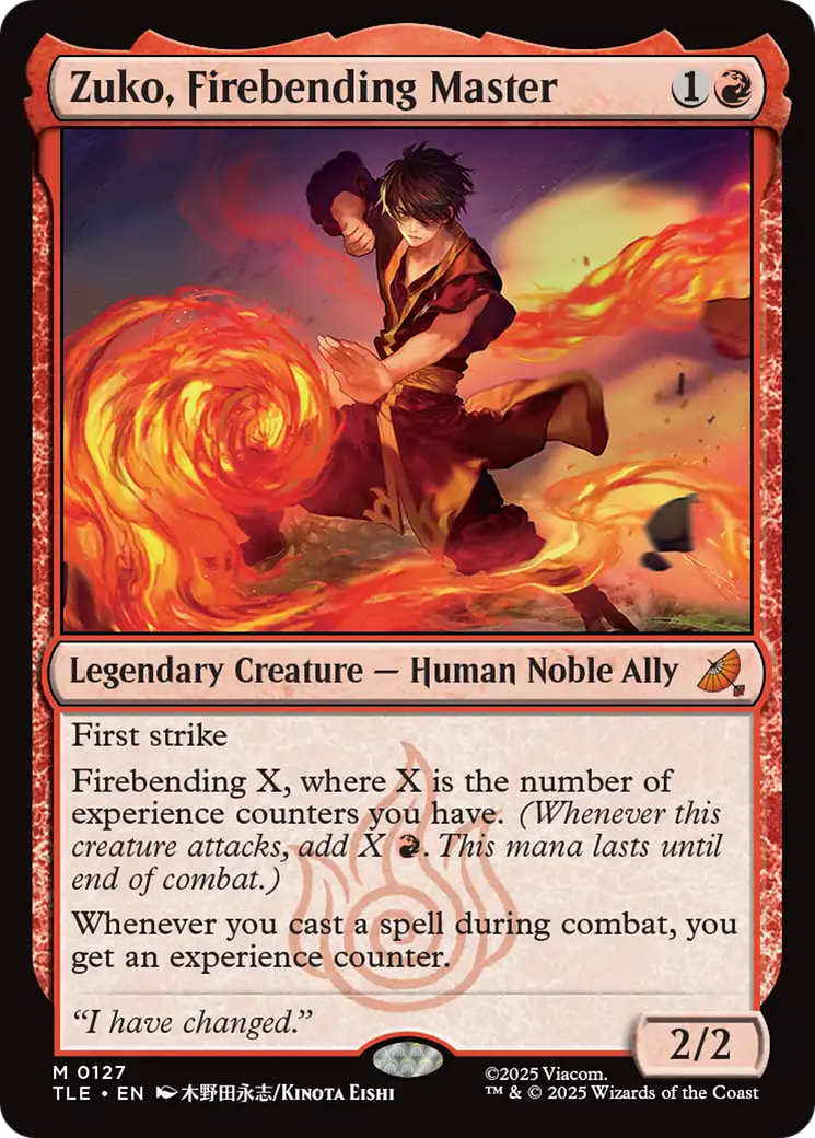 Zuko, Firebending Master [Avatar: The Last Airbender: Eternal-Legal] | Game Grid - Logan
