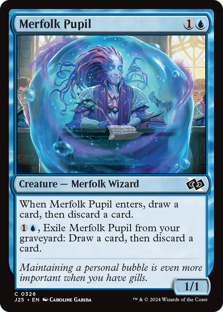 Merfolk Pupil [Foundations Jumpstart] | Game Grid - Logan
