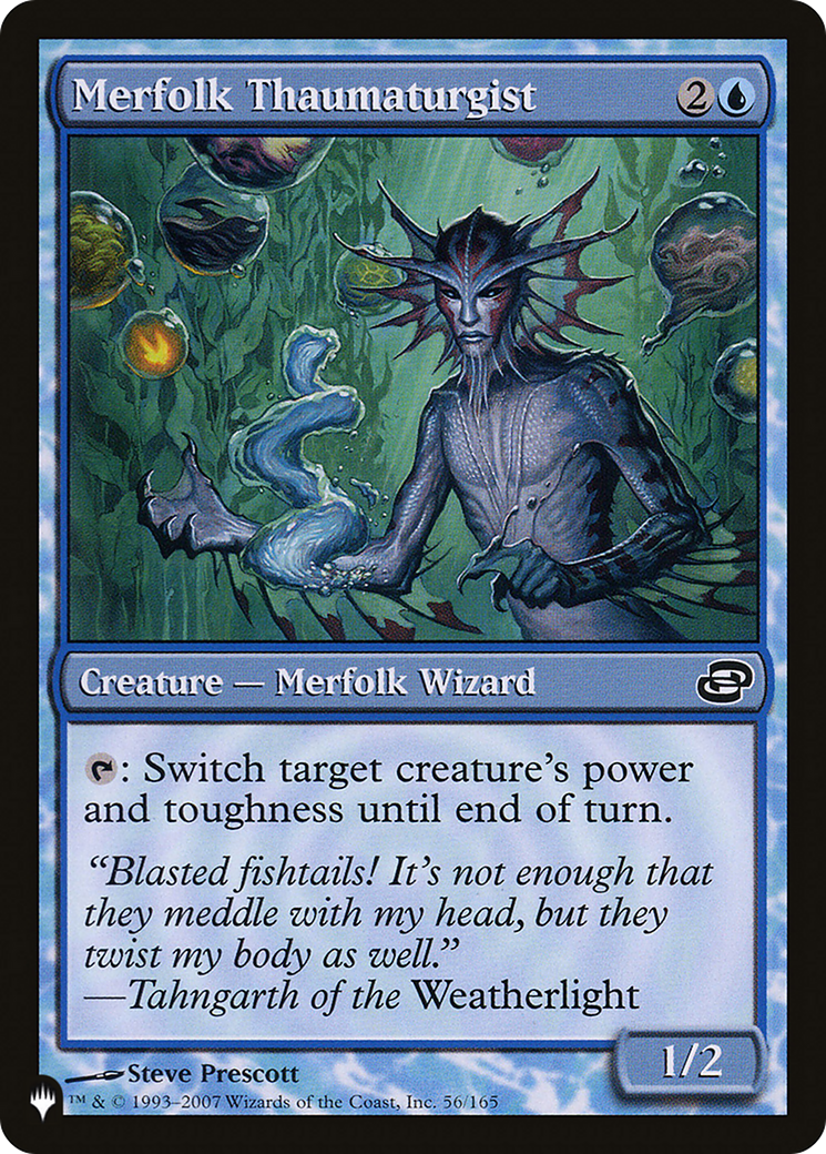 Merfolk Thaumaturgist [The List] | Game Grid - Logan