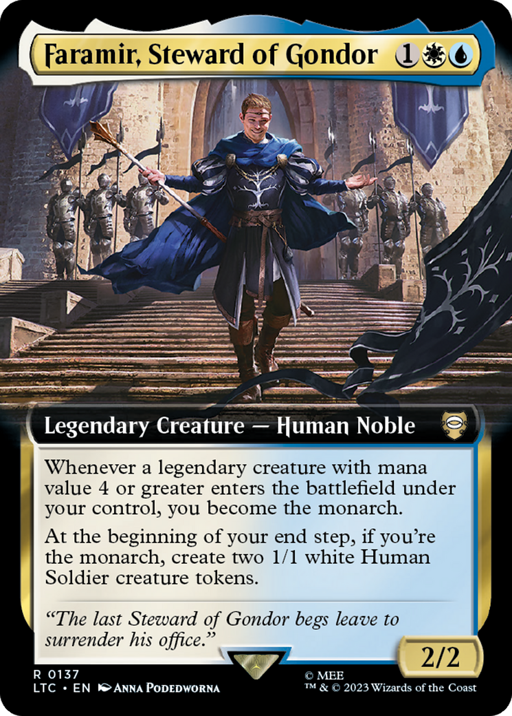 Faramir, Steward of Gondor (Extended Art) [The Lord of the Rings: Tales of Middle-Earth Commander] | Game Grid - Logan