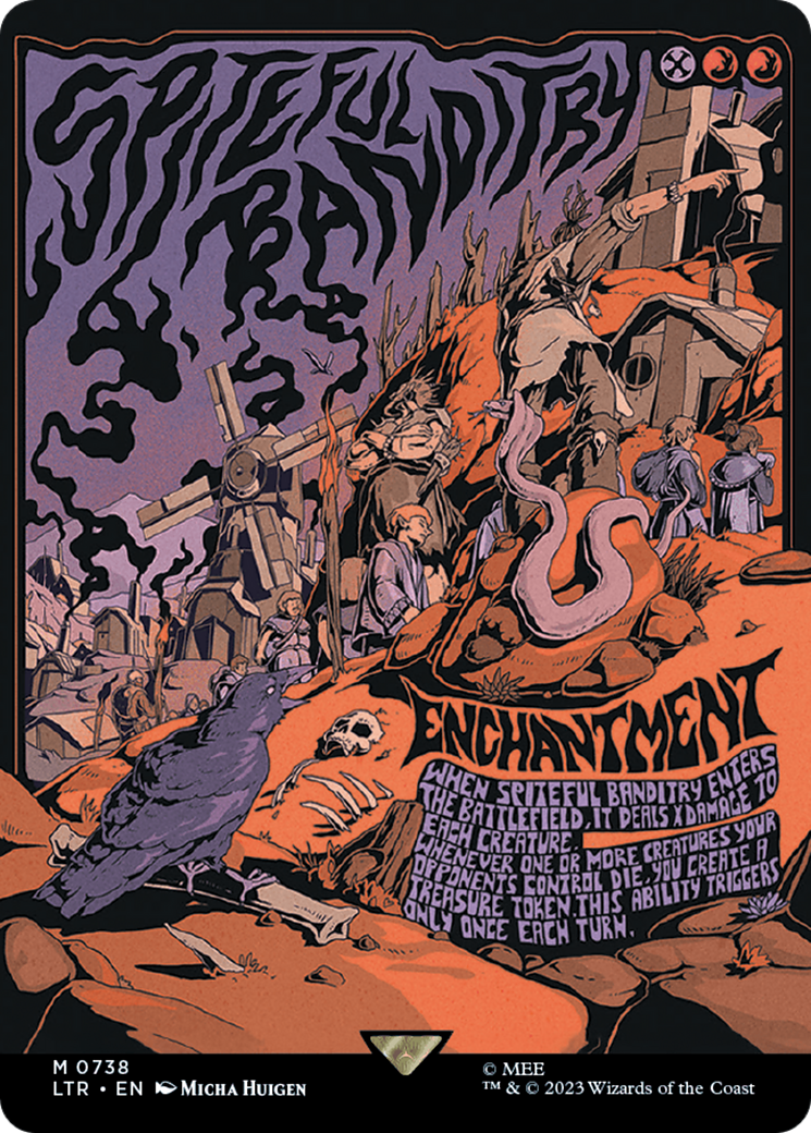 Spiteful Banditry (Borderless Poster) [The Lord of the Rings: Tales of Middle-Earth] | Game Grid - Logan