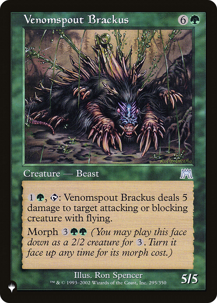 Venomspout Brackus [The List Reprints] | Game Grid - Logan