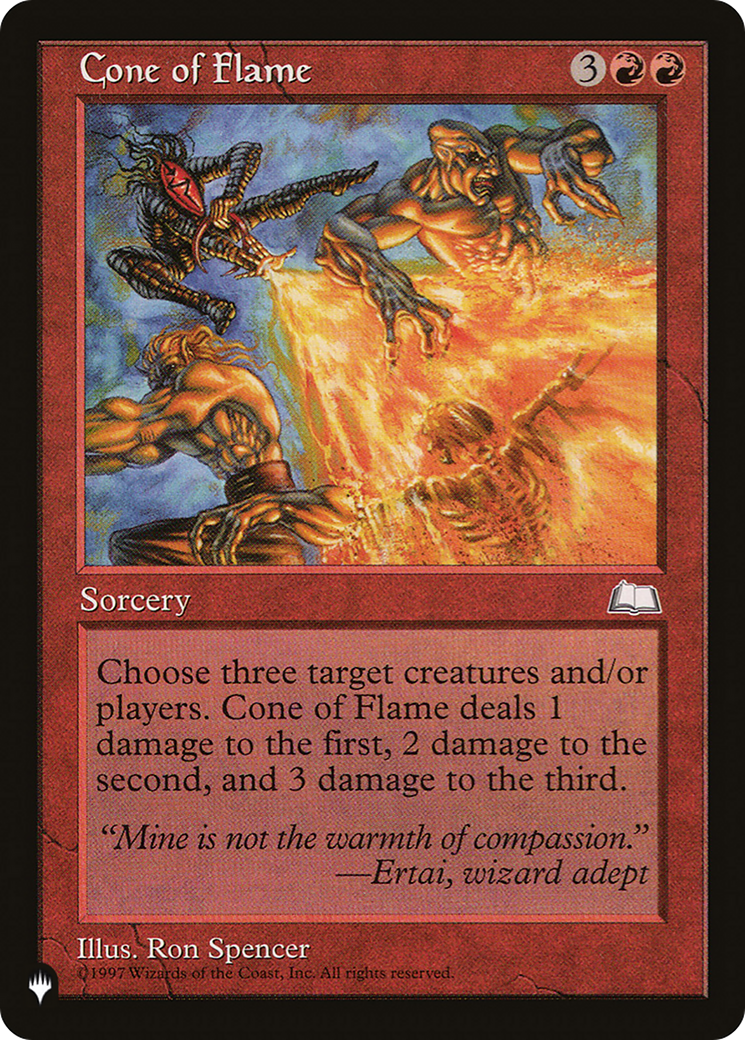 Cone of Flame [The List Reprints] | Game Grid - Logan