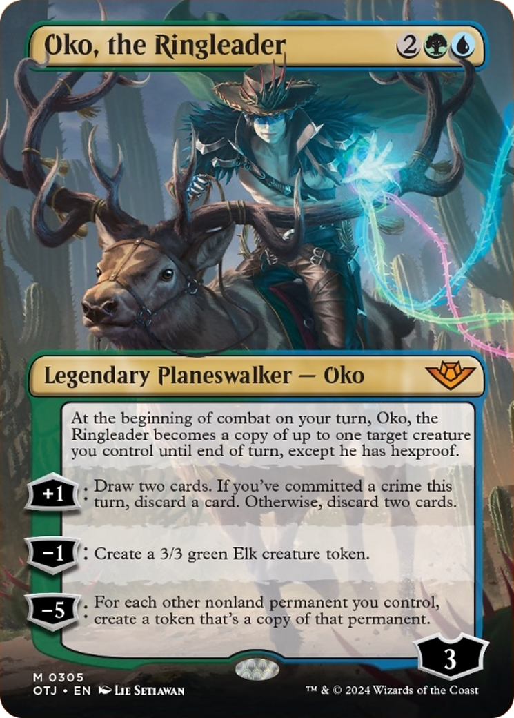 Oko, the Ringleader (Borderless) [Outlaws of Thunder Junction] | Game Grid - Logan