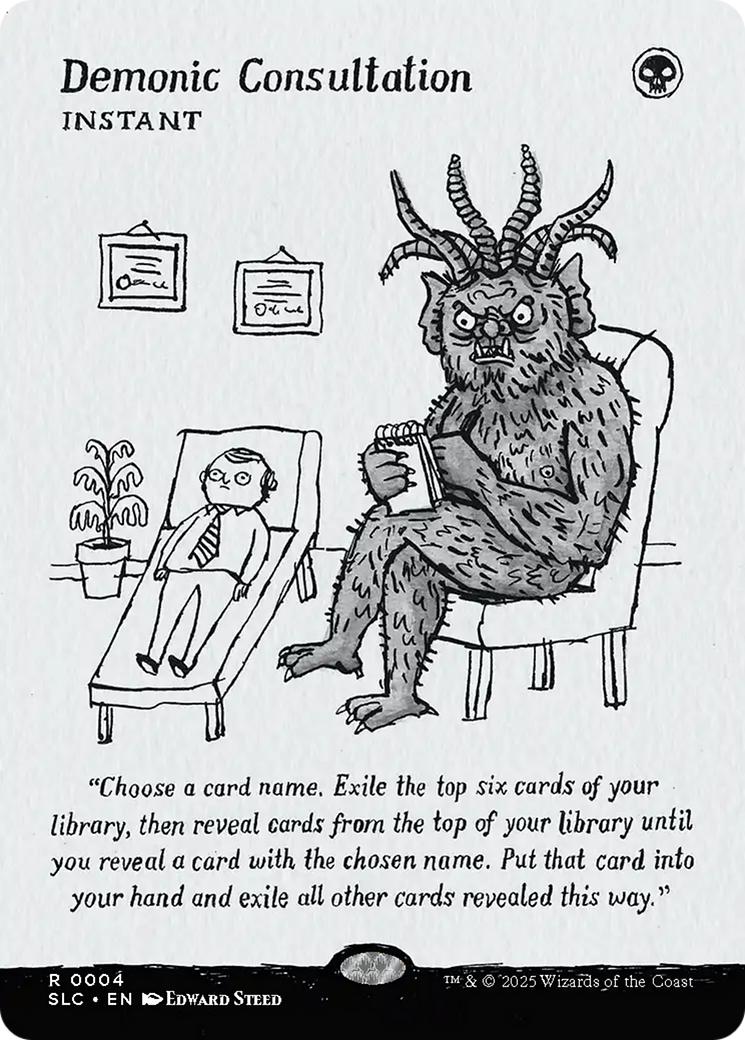 Demonic Consultation [Secret Lair Countdown Kit] | Game Grid - Logan