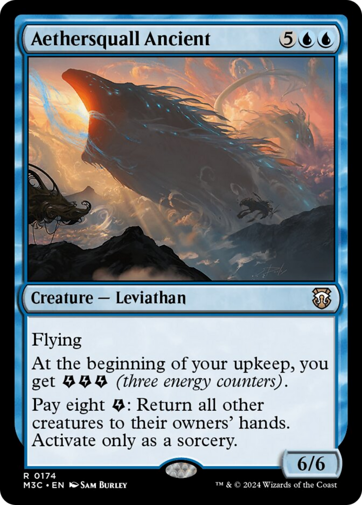 Aethersquall Ancient (Ripple Foil) [Modern Horizons 3 Commander] | Game Grid - Logan