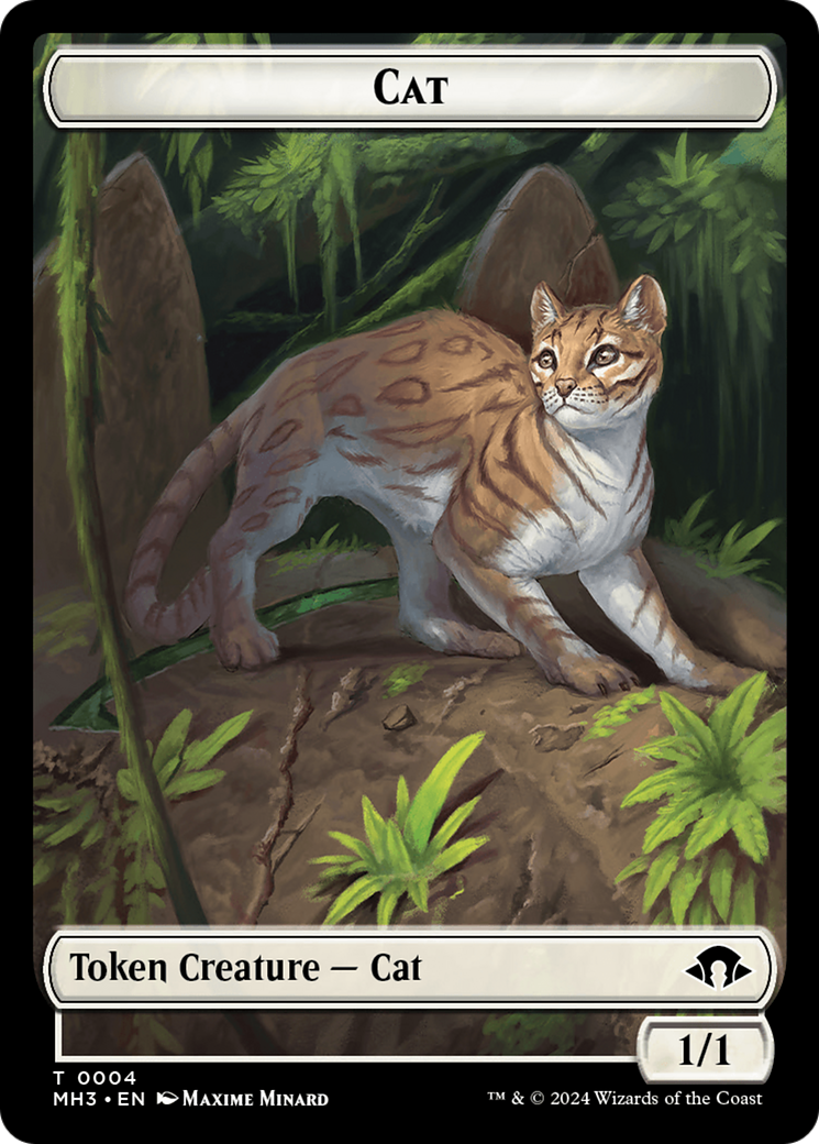 Cat Token [Modern Horizons 3 Tokens] | Game Grid - Logan