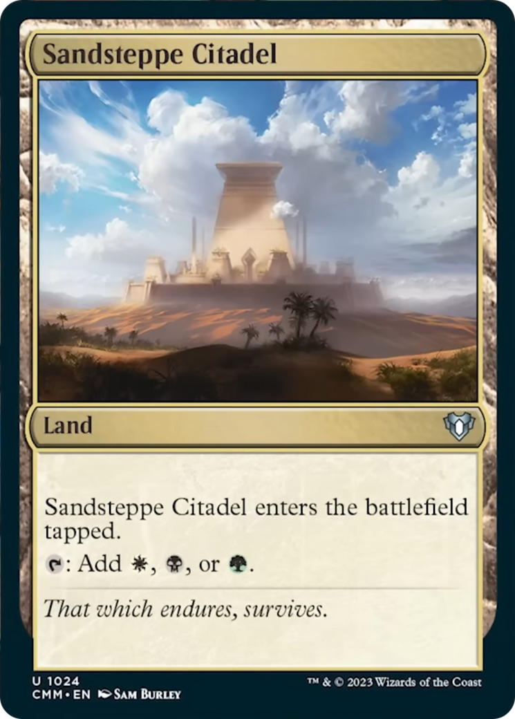 Sandsteppe Citadel [Commander Masters] | Game Grid - Logan