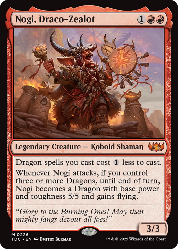 Nogi, Draco-Zealot [Tarkir: Dragonstorm Commander] | Game Grid - Logan