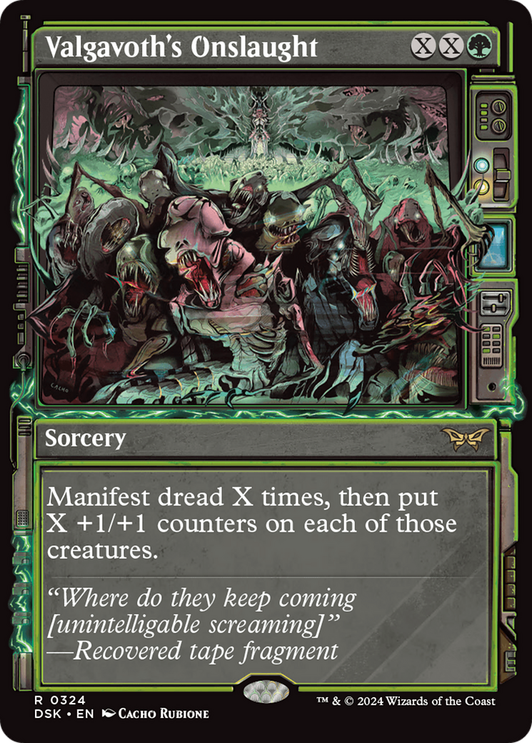 Valgavoth's Onslaught (Showcase) [Duskmourn: House of Horror] | Game Grid - Logan