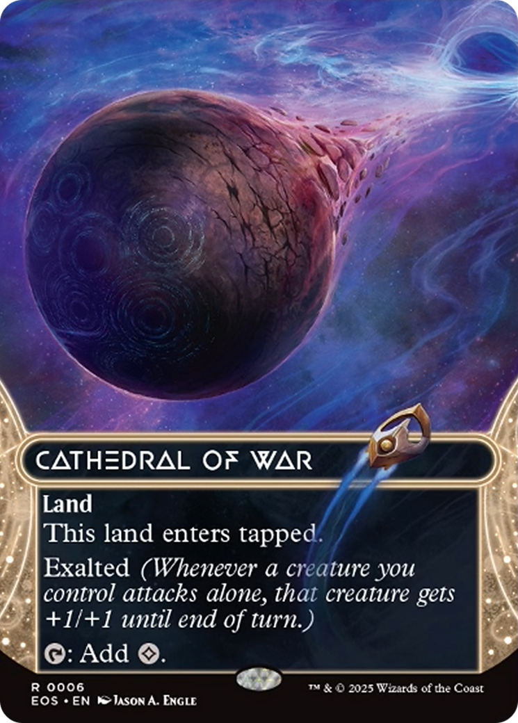 Cathedral of War (0006) (Borderless) [Edge of Eternities: Stellar Sights] | Game Grid - Logan