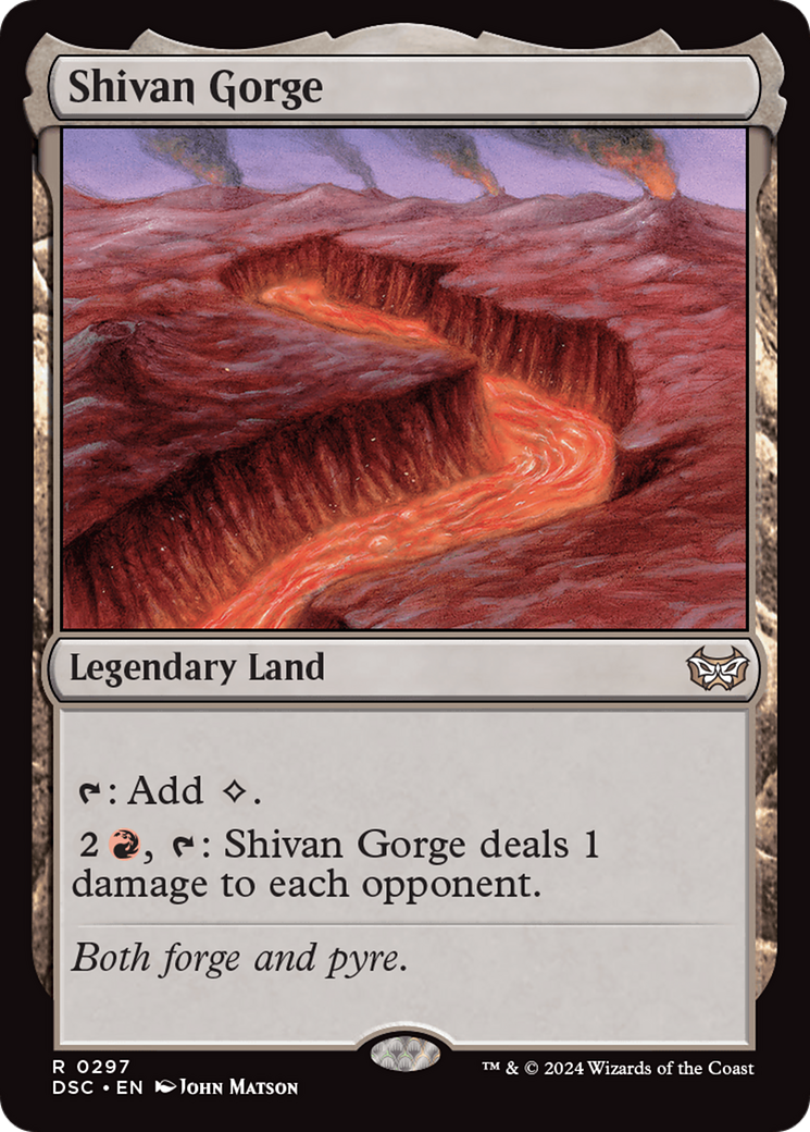 Shivan Gorge [Duskmourn: House of Horror Commander] | Game Grid - Logan
