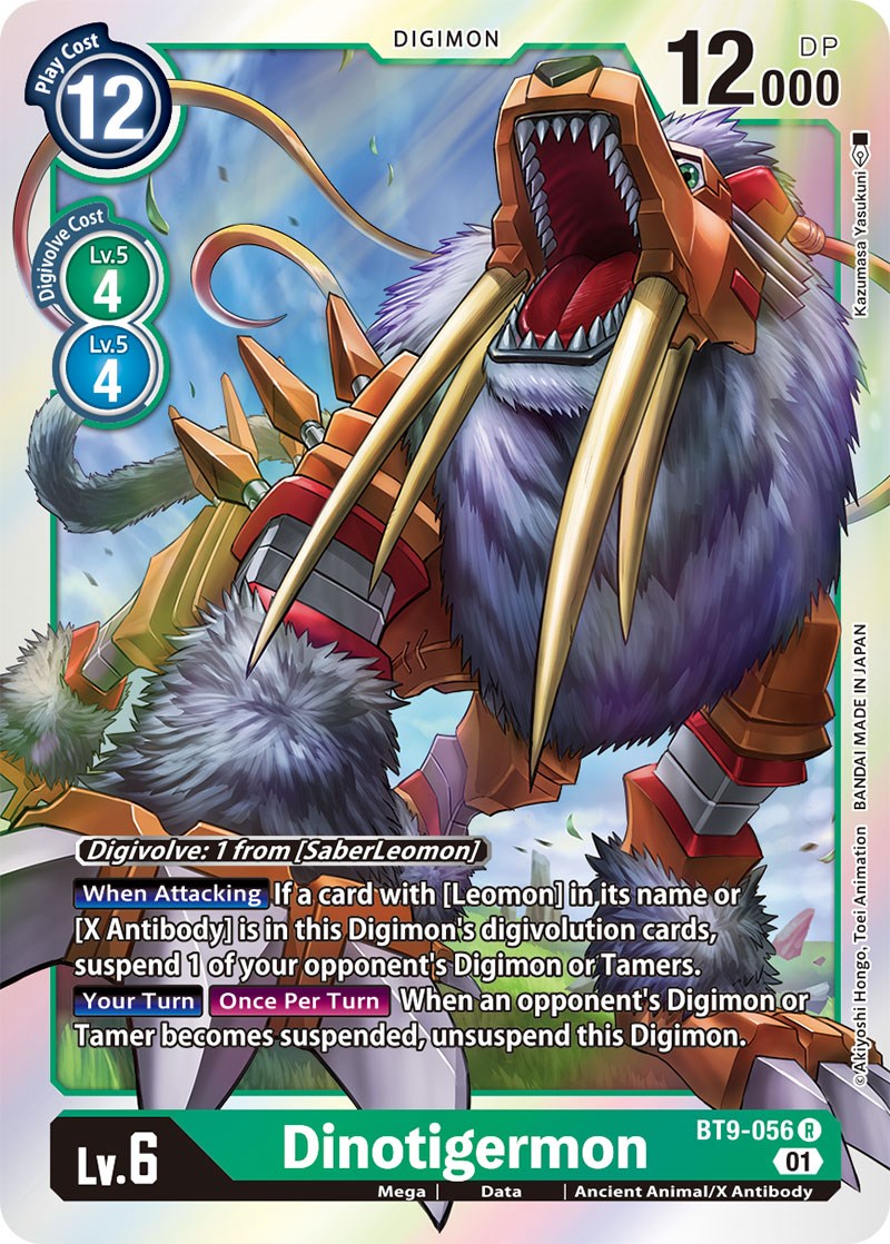 Dinotigermon [BT9-056] [X Record] | Game Grid - Logan