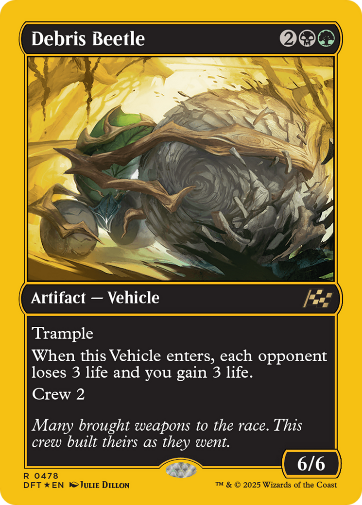 Debris Beetle (First-Place Foil) [Aetherdrift] | Game Grid - Logan